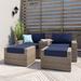 Ventura 5-Piece Rattan Chat Set