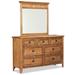 Copper Grove Maiac Brushed Ash 7-drawer Dresser with Mirror