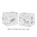 Farm Animals Collection Foldable Fabric Storage Bins - Watercolor Farmhouse Horse Cow Sheep Pig