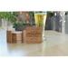 Winston Porter 7 Piece Coaster Set w/ Holder Bamboo in Brown | 0.38 H x 3.5 D in | Wayfair 985EB23E295741129C0BA7C429057A74