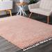 Pink 1.46 in Area Rug - Ivy Bronx Laurel Performance Shag Tasseled Rug Polypropylene | 1.46 D in | Wayfair 4D7606BCBBFA4E9189E7D3B6C755DC9D