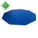 "9Mat Polycarbonate 9-Sided Blue Chair Mat for Carpets up to 1/2"" - 38"" x 39"" - Floortex FC111001009RBL"