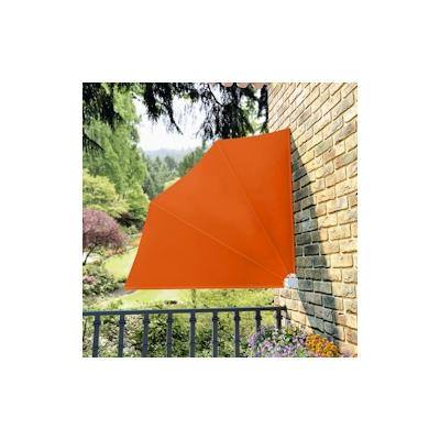 vidaXL Faltbarer Balkonfächer Terracotta-Rot 140×140 cm Image