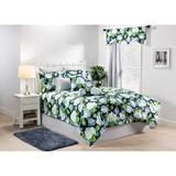 Marseille blue hydrengea on navy background duvet mini set