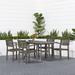 Surfside 5-piece Eucalyptus Wood Outdoor Dining Set with Curved Table by Havenside Home