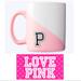 Pink Victoria's Secret Dining | Nib Victoria’s Secret Pink Monogram Oversized Mug | Color: Pink/White | Size: Os