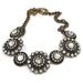 J. Crew Jewelry | J Crew Statement Chocker Necklace | Color: Gold/White | Size: Os