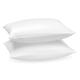 White Duck FEATHER AND DOWN Pillows, Hotel Quality Anti Dust Mite 100% Cotton Cover, Hypo-Allergenic Pillows (pack of 4)