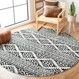 Black/White 60 x 0.39 in Indoor Area Rug - Foundry Select Cobos Polypropylene Black/Ivory Rug | 60 W x 0.39 D in | Wayfair