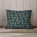 Dakota Fields Gussie Outdoor Rectangular Pillow Cover & Insert Eco-Fill/Polyester in Green/Blue/Brown | 18 H x 24 W x 5 D in | Wayfair