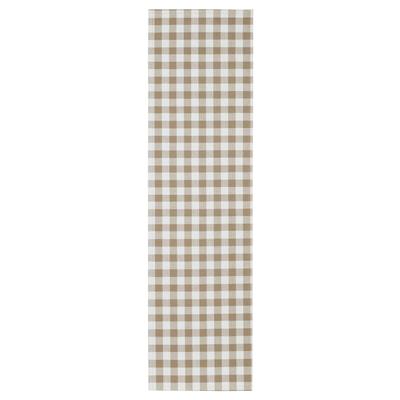 Buffalo Check Table Runner - 13-in x 36-in by Achim Home Décor in Taupe
