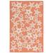 "Liora Manne Capri Starfish Indoor/Outdoor Rug Coral 42""x66"" - Trans Ocean CAP46166718"