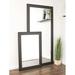 Lark Manor™ Canonero Classic & White Wall Mirror, Glass in Black | 71 H x 16 W x 0.75 D in | Wayfair 630B48541E814C6B953D08D1BD5EFA2E