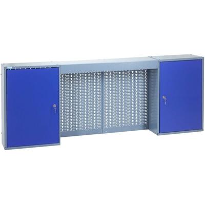 Kupper - Küpper Hängeschrank 70407, 160 cm breit, 4 Fachböden, Lichtblende, ultramarinblau