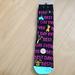 Disney Accessories | Disney Parks Best Day Ever Socks Nwt | Color: Black/Pink | Size: Os