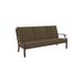 Tropitone Marconi 78" Wide Outdoor Patio Sofa w/ Cushions Metal/Rust - Resistant Metal/Sunbrella® Fabric Included in Red/Brown | Wayfair