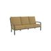 Tropitone Muirlands 76.5" Wide Outdoor Patio Sofa w/ Cushions Metal/Rust - Resistant Metal in Gray/Brown | 39.5 H x 76.5 W x 33 D in | Wayfair