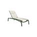 Tropitone Laguna Beach EZ Span™ 81.5" Long Reclining Single Chaise Metal in Green | 39.5 H x 31 W x 81.5 D in | Outdoor Furniture | Wayfair