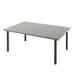 Tropitone Matrix Dining Table Stone/Concrete/Metal in Gray/Green/White | 28 H x 64 W x 36 D in | Outdoor Dining | Wayfair 442071U-28_WLD_PTR