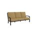 Tropitone Muirlands 76.5" Wide Outdoor Patio Sofa w/ Cushions Metal/Rust - Resistant Metal in Gray/Black/Brown | 39.5 H x 76.5 W x 33 D in | Wayfair