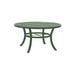 Tropitone Arazzo Cast Dining Table Metal in Green/Brown | 28.5 H x 54 W x 54 D in | Outdoor Dining | Wayfair 282054U-28_WLD