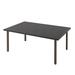 Tropitone Matrix Dining Table Stone/Concrete/Metal in Gray/White/Brown | 28 H x 84 W x 36 D in | Outdoor Dining | Wayfair 442072U-28_MOC_RCA