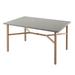 Tropitone Matrix Bar Outdoor Table Stone/Concrete/Metal in Gray/White/Brown | 36 H x 84 W x 36 D in | Wayfair 442072U-34_SNR_PTR