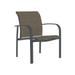 Tropitone Laguna Beach EZ Span™ Laguna Patio Dining Armchair Sling in Gray | 34 H x 28 W x 29 D in | Wayfair 752024_GPH_Gaviota