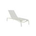 Tropitone Laguna Beach 81.5" Long Reclining Single Chaise Metal in White | 39.5 H x 31 W x 81.5 D in | Outdoor Furniture | Wayfair