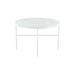 Tropitone La'Stratta Stamped Aluminum Dining Table Metal in White | 28.5 H x 42.5 W x 42.5 D in | Outdoor Dining | Wayfair 602042SLU-28_SNO