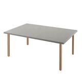 Tropitone Matrix Dining Table Stone/Concrete/Metal in Gray/White/Brown | 28 H x 84 W x 36 D in | Outdoor Dining | Wayfair 442072U-28_SNR_PTR