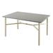 Tropitone Matrix Bar Outdoor Table Stone/Concrete/Metal in Gray/White | 36 H x 64 W x 36 D in | Wayfair 442071U-34_SNO_PTR