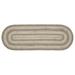 August Grove® Tilly Geometric Oval Table Runner Burlap, Wool in Gray | 36 W x 13 D in | Wayfair FBBAEBD65983487391462FD7665BFDEB