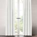 The Twillery Co.® Mullen Solid Room Darkening Rod Pocket Single Curtain Panel Polyester/Linen in White | 84 H x 50 W in | Wayfair