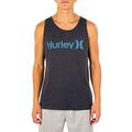 Hurley Herren One and Only Graphic Tank Top T-Shirt, Black Heather/Noise Aqua, X-Groß