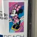 Disney Other | Disney Minnie Mouse Beach Towel | Color: Gray | Size: 28 In X 58 In