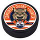 Edmonton Oilers Mascot Hockey Puck