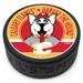 Calgary Flames Mascot Hockey Puck