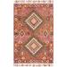 Alexander Home Sahara Fiesta Boho Hand-Hooked Wool Rug