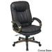 Executive Bonded Leather Chair with Locking Tilt Control