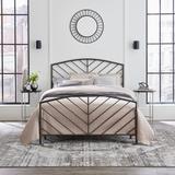 Hillsdale Furniture Essex Metal Bed, Gray Bronze