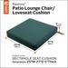 Classic Accessories Ravenna Water-Resistant Patio Lounge Chair/Loveseat Cushion, 25 x 27 x 5 Inch