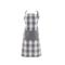 DII Gray & White Buffalo Check Chef Apron