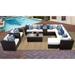 Barbados 12 Piece Outdoor Wicker Patio Furniture Set 12b