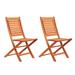 Tottenville Outdoor Patio Folding Chair (Set of 2) by Havenside Home