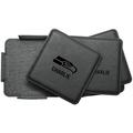 Seattle Seahawks 4-Pack Personalized Leather Coaster Set