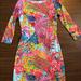 Lilly Pulitzer Dresses | Lilly Pulitzer Marlowe Dress Fishing For Compliments Dress | Color: Blue/Pink | Size: Xs