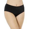 Plus Size Women's Chlorine Resistant Full Coverage Brief by Swimsuits For All in Black (Size 22)