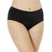 Plus Size Women's Chlorine Resistant Full Coverage Brief by Swimsuits For All in Black (Size 10)