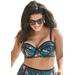Plus Size Women's Madame Underwire Bikini Top by Swimsuits For All in Paradise (Size 12)